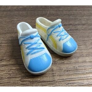 Barbie Ken Doll Tennis Shoes FASHION FEVER 2007 Sneakers Laces Blue White Z1